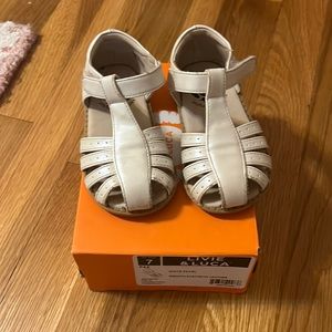 Livie & Luca white pearl sandals